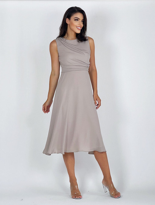 Rochie Twisted Taupe