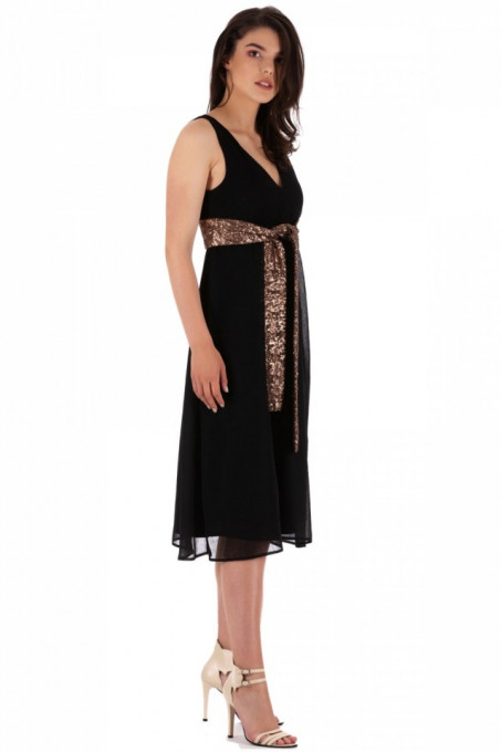 Rochie Vintage Gold Sequins