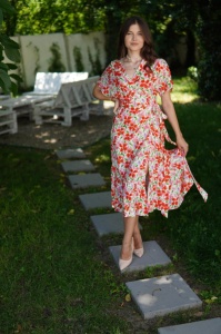 Rochie Wrap Aquarelle - Img 4