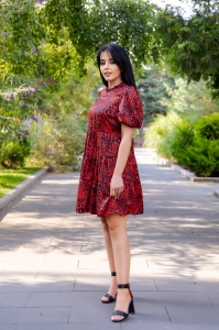 Rochie Babydoll Red Leo - Img 2