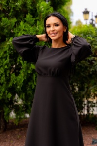 Rochie Shirring Noir - Img 2