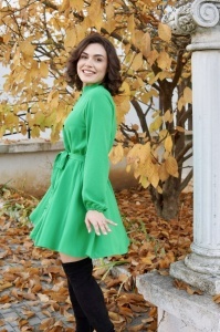 Rochie Wedge Green