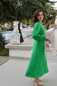 Rochie Shirring Green - Img 2