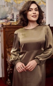 Rochie Shirring Khaky - Img 2