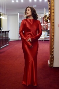 Rochie Diane Deep Red - Img 2