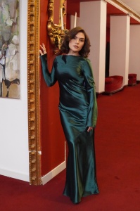 Rochie Diane Royal Green - Img 2