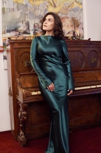 Rochie Diane Royal Green - Img 4