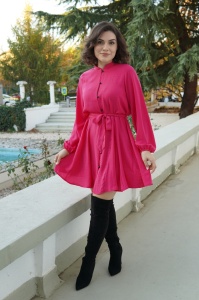 Rochie Wedge Fucsia