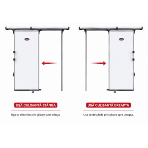 Usa frigorifica glisanta refrigerare | dim: 900 x 2000 | Model: CLASSIC 70 - Img 3