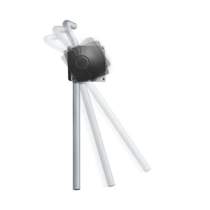 Set maner tip levier din inox pentru usi culisante (ext + int)