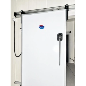 Set maner (int + ext) pentru usa frigorifica glisanta, grosime blat usa 120 mm - Img 2