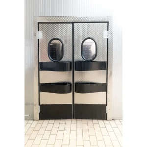 Usa batanta cu revenire tip FLIP - FLAP cu finisaj INOX rozetat model DV40