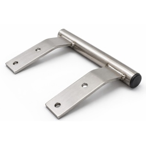 Maner fix din inox cu montaj aplicat pentru usa frigorifica glisanta