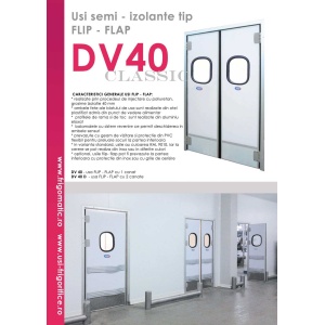 Usa batanta cu revenire tip FLIP - FLAP cu finisaj INOX rozetat model DV40 - Img 2