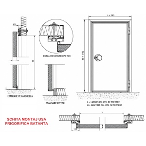 Usa frigorifica congelare | dim: 900 x 2000 | Model: CLASSIC 120 - Img 3