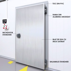 Usa frigorifica refrigerare | dim: 800 x 2000 | Model: INOX 70 - Img 2