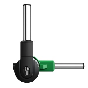 Maner / Inchizator rotativ pentru usi frigorifice batante 70 mm