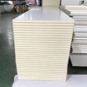 Panou sandwich 40 mm cu ambele fete lise, culoare RAL 9002 | Pereti si tavane