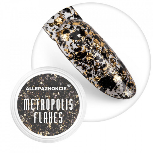 Decor pentru unghii Allepaznockie Metropolis Flakes No. 8
