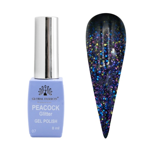 Oja Semipermanenta Peacock , Global Fashion 8 ML, 07 - TPO Free