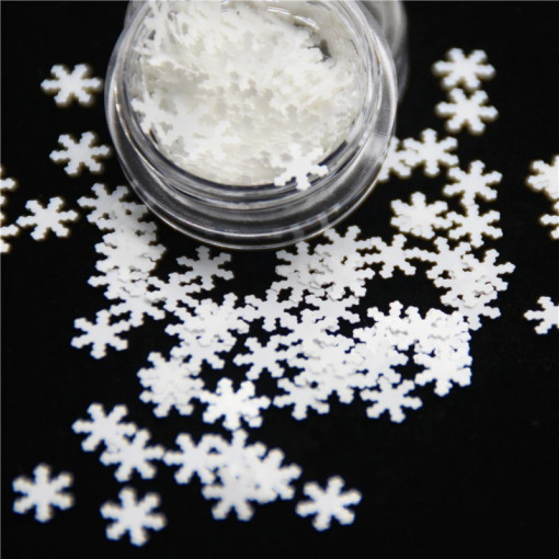 Paiete snowflakes white #1