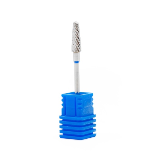 Capat de freza carbid tip con albastru