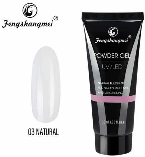 Polygel FSM 03 30 ml - alb laptos - TPO Free