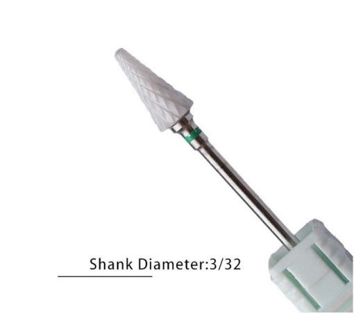 Bit conic ceramica pentru gel / underrefill - verde