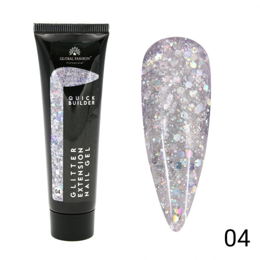 POLYGEL CONSTRUCTIE UNGHII COLOR CU SCLIPICI 30G, 04 GLOBAL FASHION - TPO Free