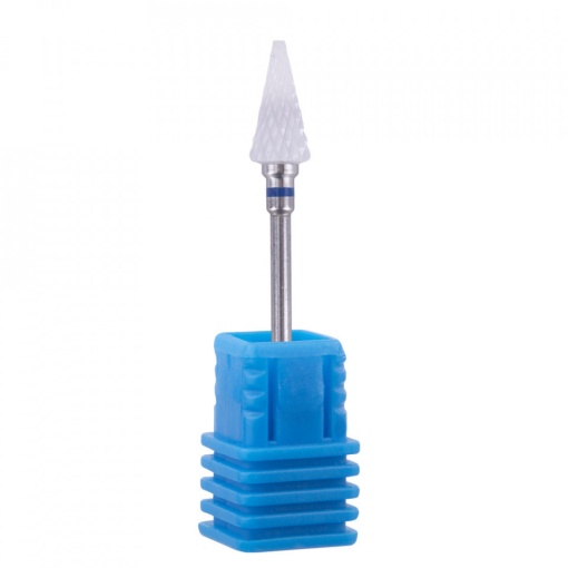 Bit conic ceramica pentru gel / underrefill - albastru
