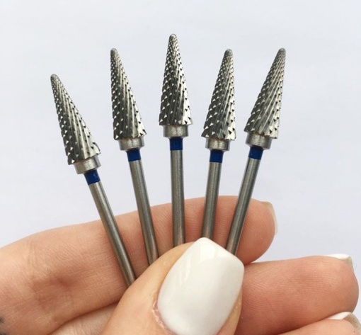 Bit conic pentru gel / underrefill - albastru rusesc