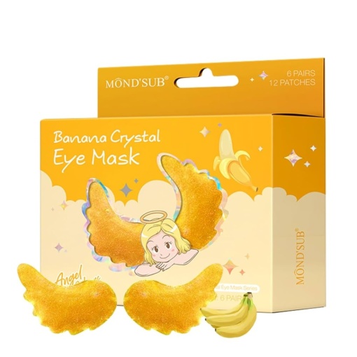 Mască pentru ochi Mond'Sub, Crystal Banana, 12 bucăți