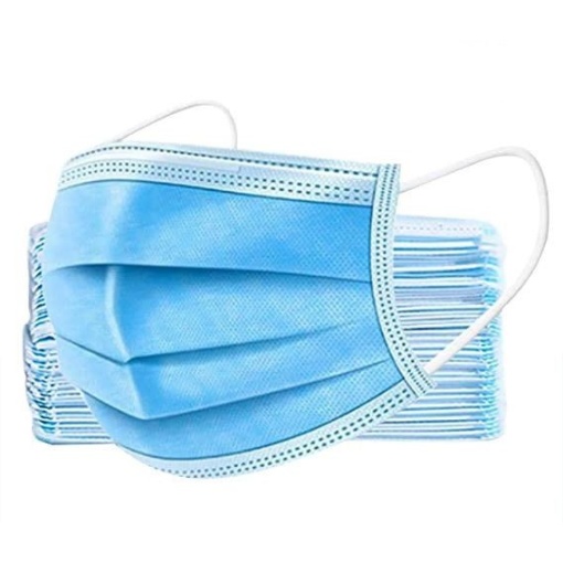 Masca de protectie albastra - set 10 bucati