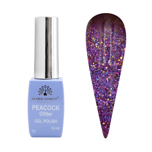 Oja Semipermanenta Peacock , Global Fashion 8 ML, 02 - TPO Free