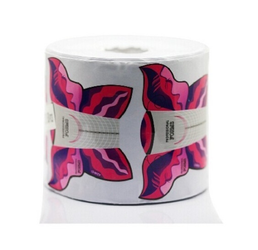 Sabloane unghii FLUTURE ROZ 100 buc