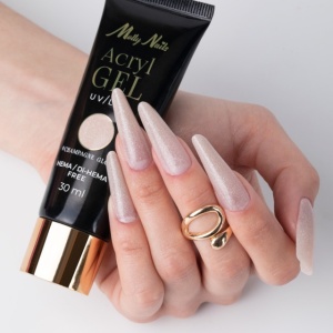 Acrylgel Molly Nails Champagne Glow HEMA/Di-HEMA free & TPO free free 30ml - Img 1