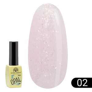 Baza pentru unghii Opal Global Fashion Rubber Base 8 ml, 02