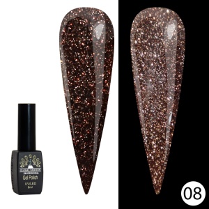 Disco Gel Shine Spectrum , Reflective, 8 ml 08