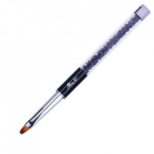 Pensula pentru unghii limba de pisica nr 6 Molly Lac black - Img 3