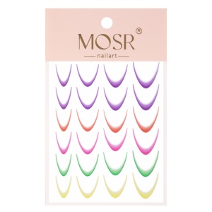 Sticker Ombre French Smile Multicolor - Img 4