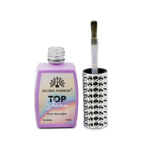 Top coat Mirror Shine effect „TOP SHINE” fără strat de dispersie, 012