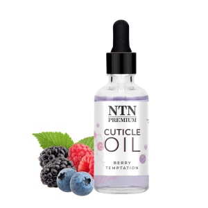 Ulei de cuticule NTN Premium cu pipetă, parfum berry temptation , 50 ml - Img 1
