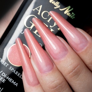 Acrylgel Molly Nails Sunset Sparkle HEMA/Di-HEMA free & TPO free free 30ml - Img 1