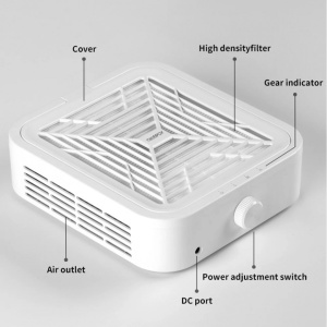 * Colector de praf pentru unghii cu aspirație puternică de 120 W * Aspirator pentru manichiura fara perii pentru unghii cu turbina * Reglare cu trei viteze; Niciun zgomot * Filtru de înaltă densitate detașabil și reutilizabil Parametri: Nume produ
