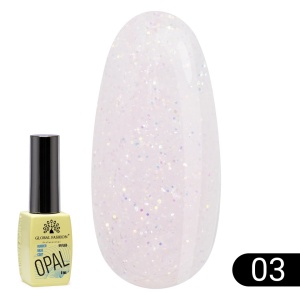 Baza pentru unghii Opal Global Fashion Rubber Base 8 ml, 03