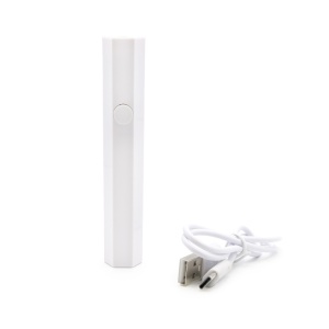 Mini Lampa UV/LED White hexagonală , alb