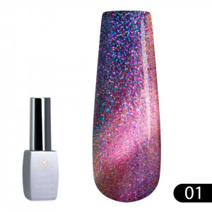 Oja Semipermanenta Fairy cat eyes gel , Global Fashion 8 ML, 01