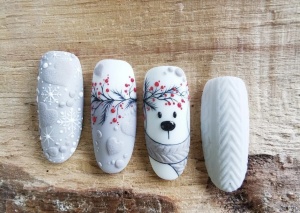 Pudră acrilică Bright White MollyLac 15 g - Img 1
