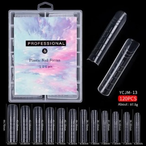 Smart tips Full Cover Square patrat natural & oval - 120 tipsuri