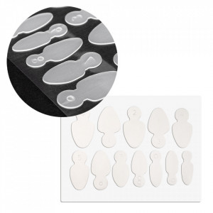Soft Silicone French Pads pentru oval scurt - Img 1
